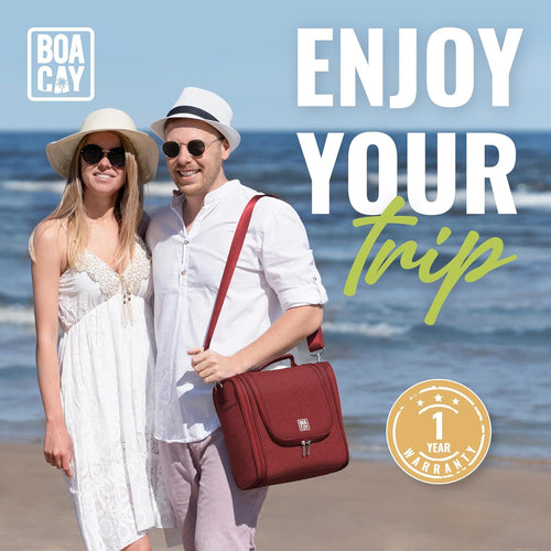 Extra Large Travel Toiletry Organizer for Men and Women - Versatile Makeup, Shower, and Essentials Bag